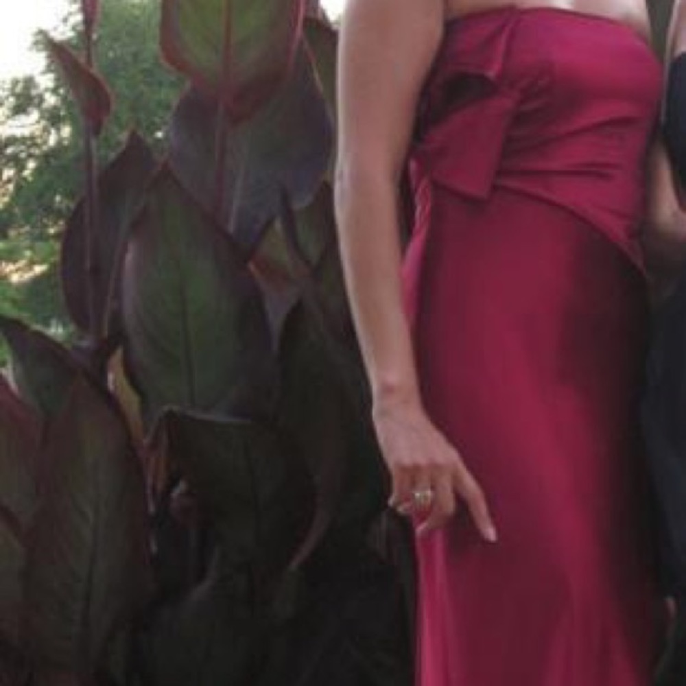 Silk Burgundy Gown worn once to a wedding